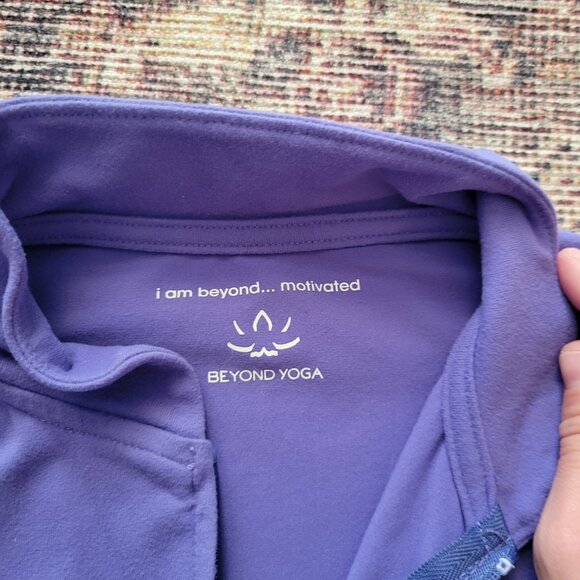 Beyond Yoga Long Curve Jacket Iris Purple XS - Picture 6 of 12